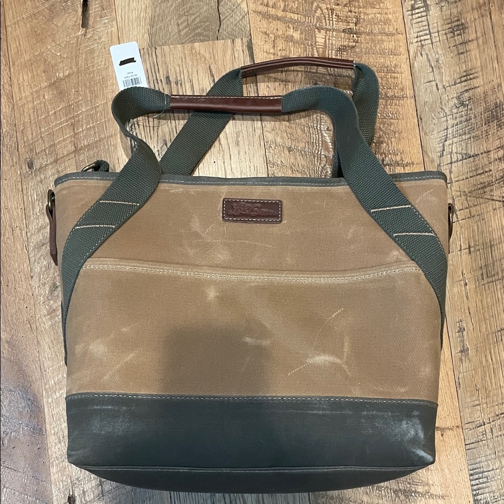 L.L. Bean Waxed Canvas Insulated Tote